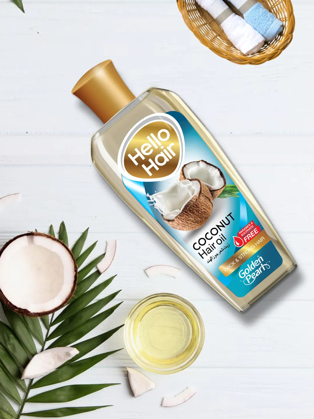 Golden Pearl Pakistan Hello Hair Coconut Hair Oil