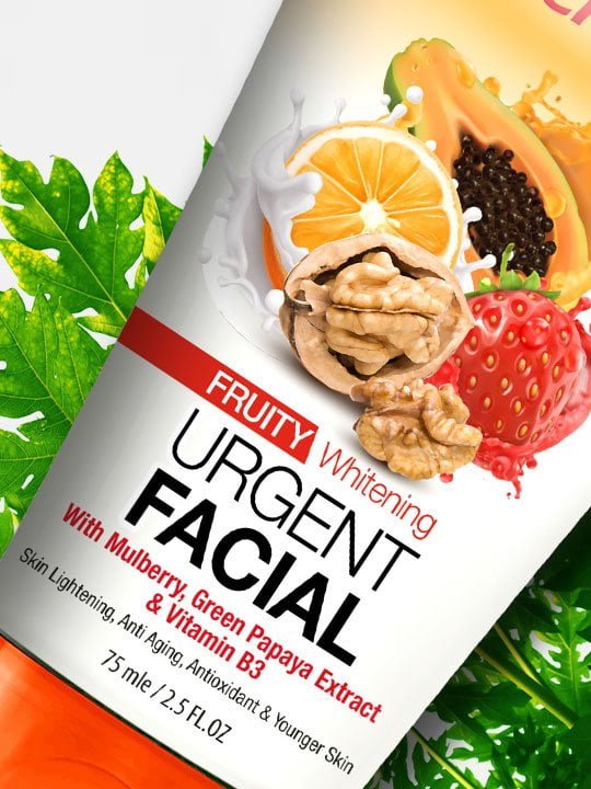 Pack of 2 - Fruity Whitening Urgent Facial