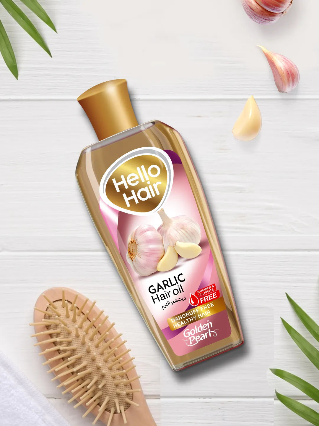 Golden Pearl Pakistan Hello Hair Garlic Hair Oil