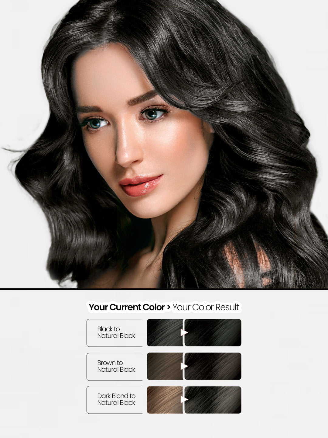 Hello Hair - Hair Color Natural Black 1