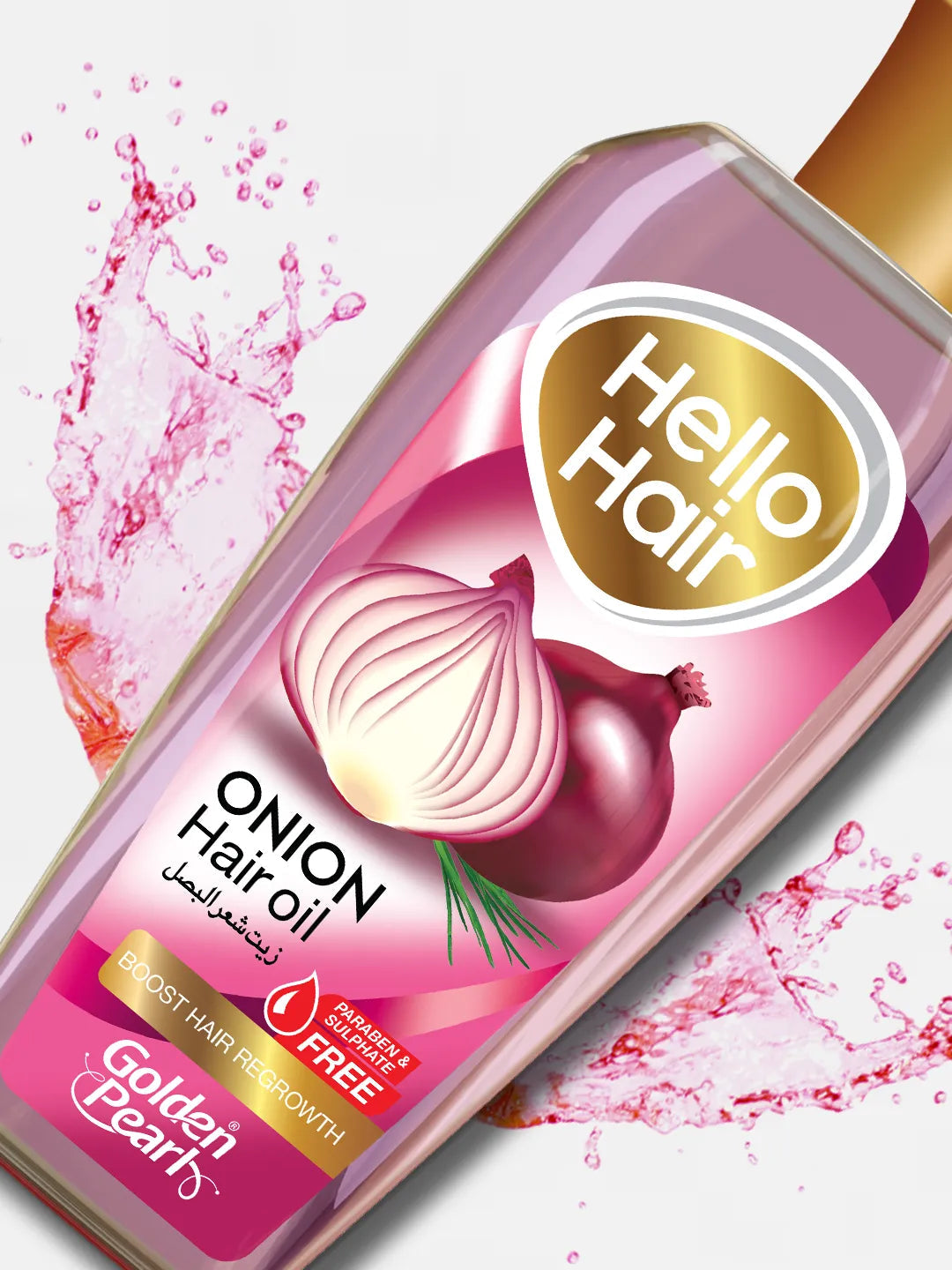 Golden Pearl Pakistan Hello Hair Onion Herbal Oil