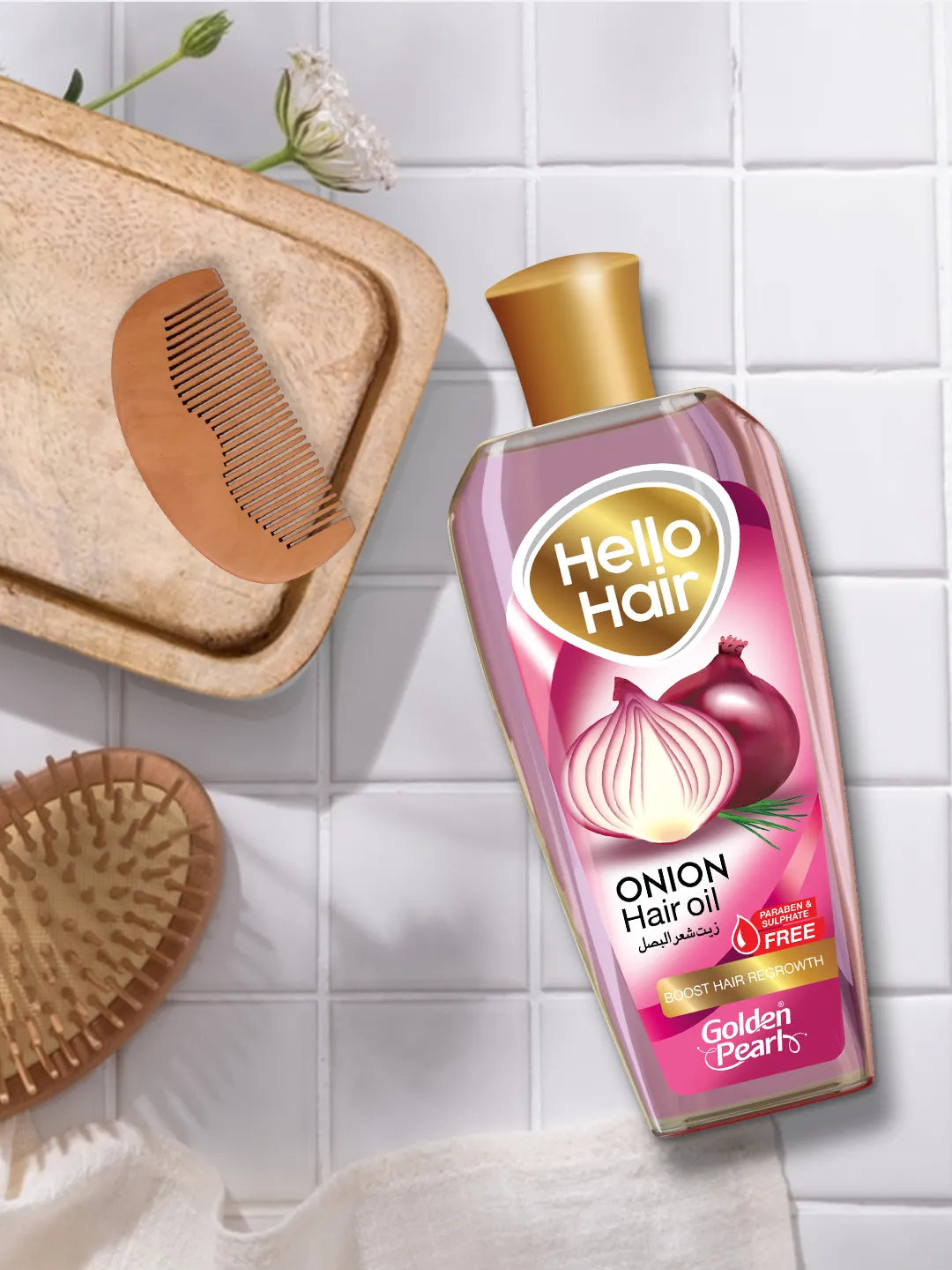 Golden Pearl Pakistan Hello Hair Onion Herbal Oil